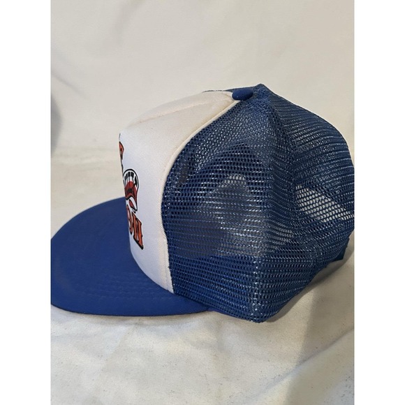 Willie Nelson & Family Texas Flag Mesh Trucker SnapBack Hat Blue Frank Bros 1982 - Picture 3 of 4